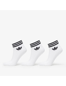 adidas Originals Męskie skarpety adidas Trefoil Ankle Socks 3-Pack White/ Black