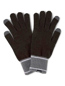 Puma Rękawiczki "Knit" w kolorze czarno-szarym