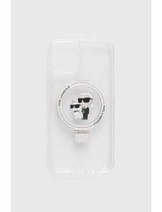 Karl Lagerfeld etui na telefon iPhone 14 / 15 / 13 6.1" kolor transparentny