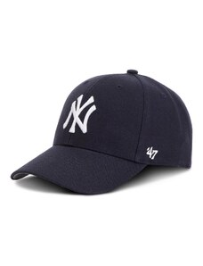 47 Brand Czapka z daszkiem New York Yankees 47 B-MVP17WBV-HM Granatowy