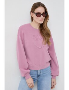Pinko bluza damska kolor różowy gładka 101568.A115