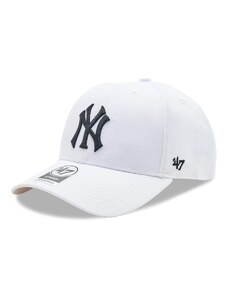 Czapka z daszkiem 47 Brand MLB New York Yankees '47 MVP SNAPBACK B-MVPSP17WBP-WHM White