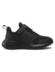 Sneakersy adidas Fortarun 2.0 Cloudfoam Sport Running Elastic Lace Top Strap Shoes HP3118 Czarny