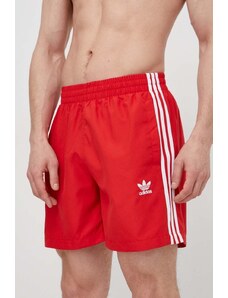 adidas Originals szorty kąpielowe kolor czerwony IT8654