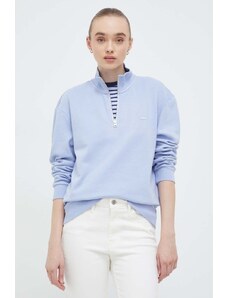 Levi's bluza damska kolor niebieski gładka