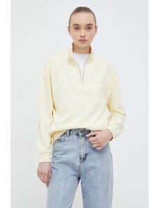 Levi's bluza damska kolor żółty gładka