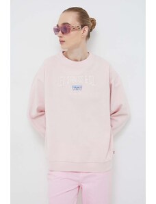 Levi's bluza damska kolor różowy z aplikacją