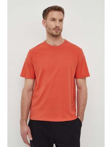 Pepe Jeans t-shirt bawełniany Connor kolor pomarańczowy
