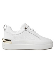Sneakersy Tommy Hilfiger Lux Court Sneaker Monogram FW0FW07808 White YBS
