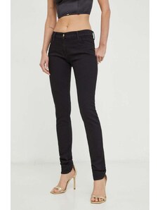 Elisabetta Franchi jeansy damskie kolor czarny PJ61I41E2