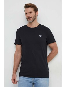Guess t-shirt 2-pack CALEB męski kolor czarny z nadrukiem U97G02 KCD31