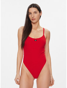 Calvin Klein Swimwear Strój kąpielowy KW0KW02475 Czerwony