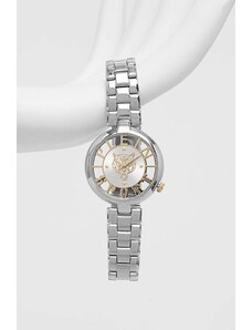 PLEIN SPORT zegarek damski kolor srebrny