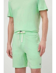 Polo Ralph Lauren szorty piżamowe męskie kolor zielony gładka
