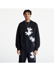 Męska bluza z kapturem Y-3 Graphic French Terry Crewneck Sweatshirt UNISEX Black