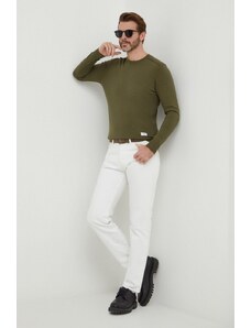 Pepe Jeans sweter bawełniany kolor zielony lekki
