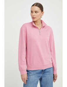 Levi's bluza damska kolor różowy gładka