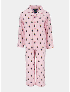 Polo Ralph Lauren Piżama 4P0143 Różowy Regular Fit