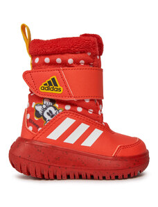 adidas Śniegowce Winterplay x Disney Shoes Kids IG7191 Czerwony