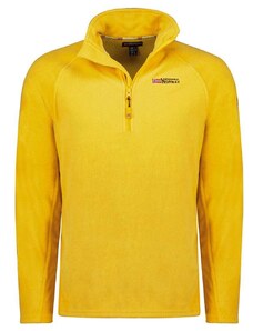 Geographical Norway Bluza polarowa "Tug" w kolorze żółtym