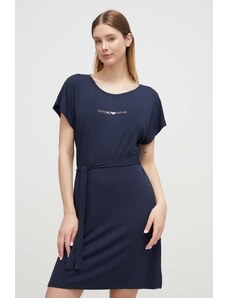Emporio Armani Underwear sukienka plażowa kolor granatowy