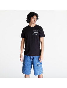 Koszulka męska Calvin Klein Jeans Diffused Stacked Short Sleeve Tee Black