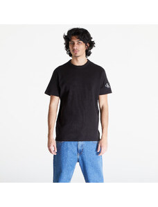 Koszulka męska Calvin Klein Jeans Badge Waffle Short Sleeve Tee Black