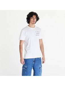 Koszulka męska Calvin Klein Jeans Diffused Stacked Short Sleeve Tee Bright White