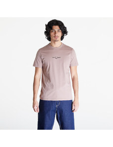 Koszulka męska FRED PERRY Embroidered T-Shirt Dark Pink