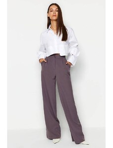 trendyol Spodnie w kolorze fioletowym