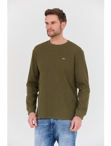 TOMMY JEANS Oliwkowy sweter, Wybierz rozmiar XL