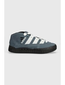 adidas Originals sneakersy zamszowe Adimatic Mid kolor niebieski IF8791