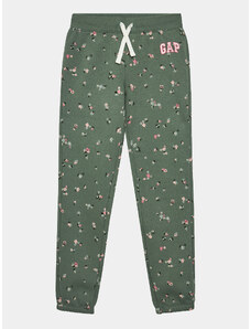 Gap Spodnie dresowe 789599-00 Zielony Regular Fit