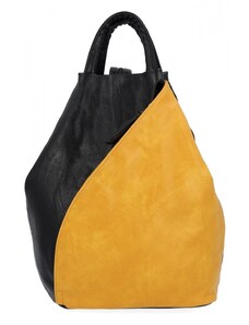 Uniwersalny Plecak Damski firmy Hernan HB0137 Żółty/Czarny