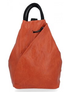 Miejski Plecak Damski firmy Hernan HB0137-1 Pomarańczowy