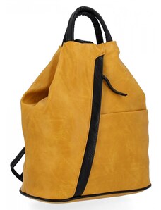 Uniwersalny Plecak Damski XL firmy Hernan HB0136-L Żółty