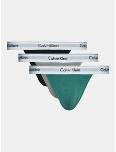 Calvin Klein Underwear Komplet 3 par stringów 000NB3226A Kolorowy