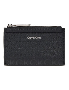 Mały Portfel Damski Calvin Klein Ck Must Lg Cardholder_Epi Mono K60K611935 Black Epi Mono 0GJ