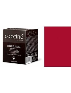 Cocciné Pasta Do Butów Krem Skóry Gładkiej Cream Elegance Ciemny Czerwony 50 Ml