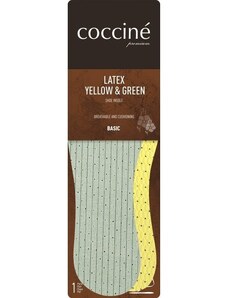 Wkładki Do Butów Latex Yellow&Green Coccine R.41-42