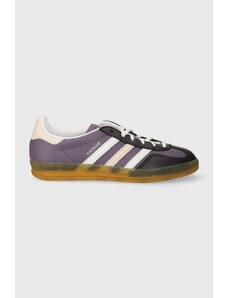 adidas Originals sneakersy skórzane Gazelle Indoor W kolor fioletowy