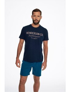 Henderson Piżama męska Creed niebieskie