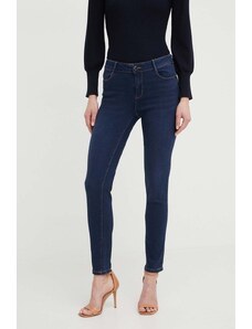 Morgan jeansy damskie kolor granatowy