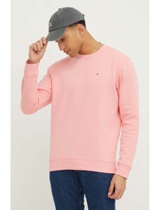 Tommy Jeans bluza męska kolor różowy melanżowa DM0DM09591