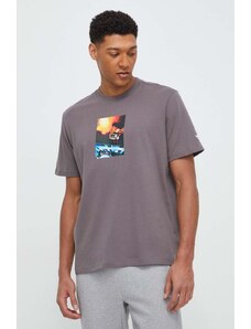 adidas Originals t-shirt bawełniany męski kolor szary z nadrukiem IM9680