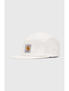 Carhartt WIP czapka z daszkiem bawełniana Backley Cap kolor beżowy z aplikacją I016607.D6XX