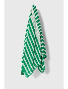 Tommy Hilfiger szal damski kolor zielony wzorzysty AW0AW16031