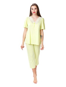 MEWA Lingerie Dwuczęściowa piżama damska Xenia krótki rękaw