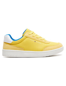 Sneakersy Tommy Hilfiger Low Cut Lace-Up Sneaker T3X9-33351-1694 S Yellow 200