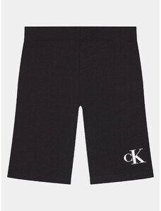 Calvin Klein Jeans Szorty sportowe Logo IG0IG02450 Czarny Slim Fit